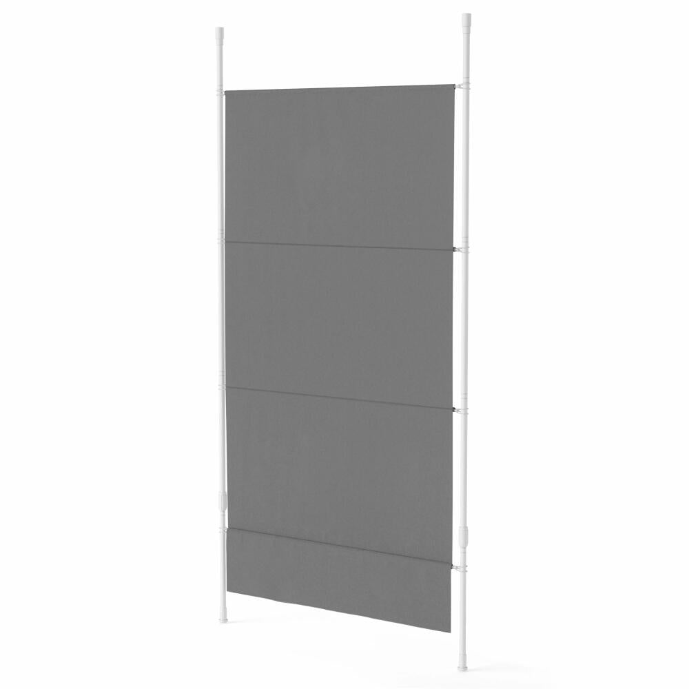 Umbra Raumteiler Anywhere mit Panel, Trennwand, Raumtrenner ohne Bohren, Polyester, Anthrazit, 1017322-149