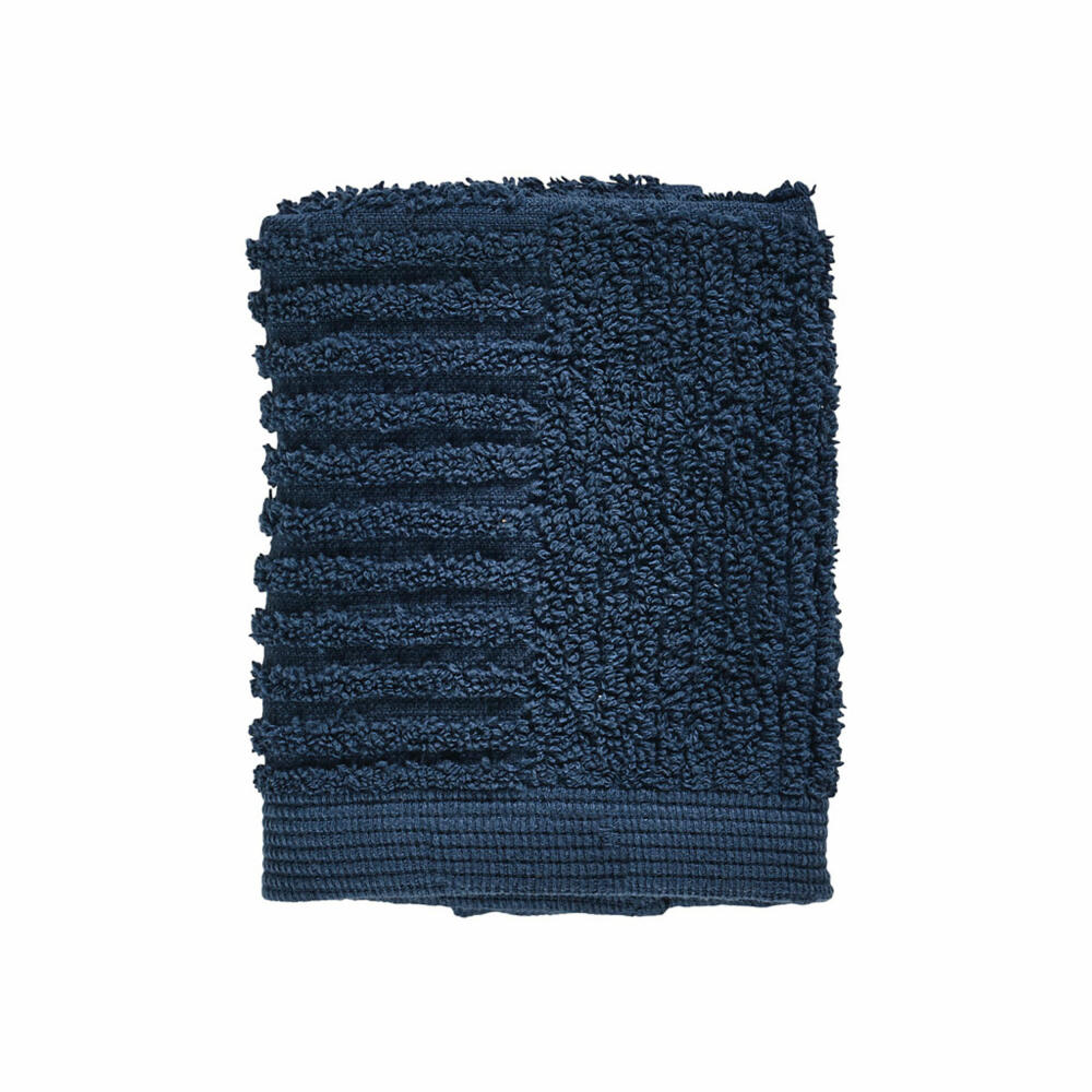 Zone Denmark Washcloth Classic, Wash Mitt, Cotton, Dark Blue, 30 x 30 cm, 331945