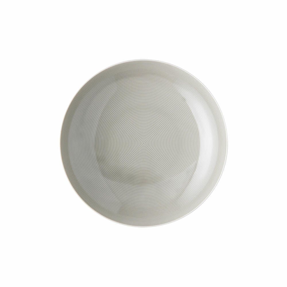 Thomas Loft by Rosenthal Suppenteller, Teller, Schale, Porzellan, Moon Grey, 24 cm, 11900-401917-10324
