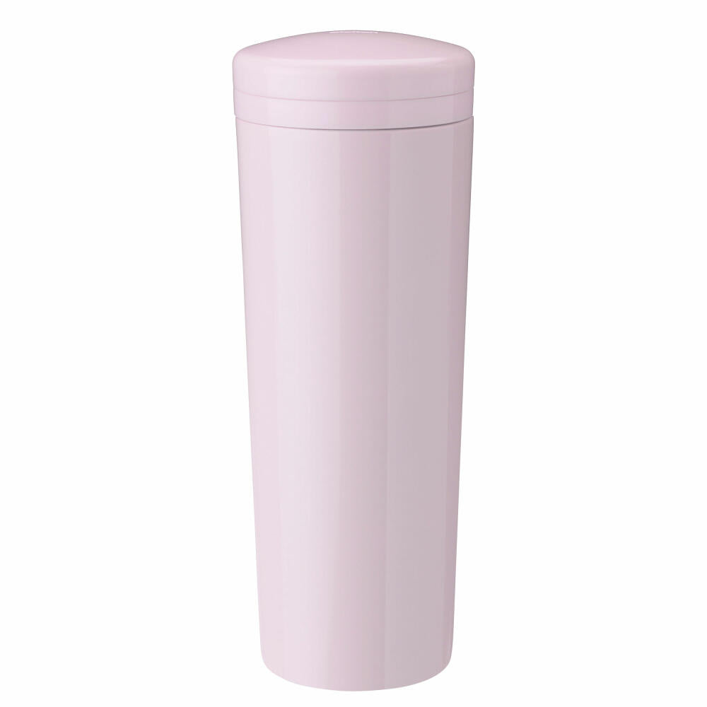 Stelton Isolierflasche Carrie Soft Rose, Trinkflasche, Edelstahl, Kunststoff, Rosa, 500 ml, 360-2