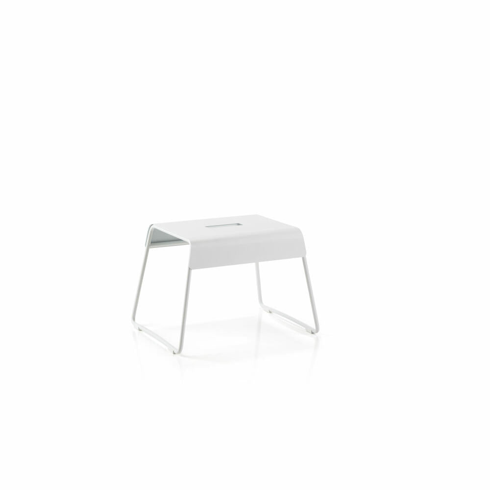 Zone Denmark A-Stool, Stool, Step Stool, Footstool, Metal, Soft Grey, H 27.5 cm, 331967