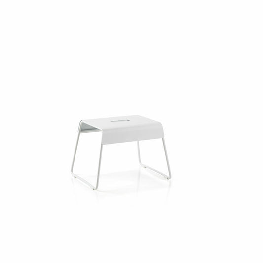 Zone Denmark A-Stool, Stool, Step Stool, Footstool, Metal, Soft Grey, H 27.5 cm, 331967