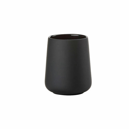 Zone Denmark Toothbrush Cup Nova One, Toothbrush Cup, Stoneware, Black, H 10 cm, 330161