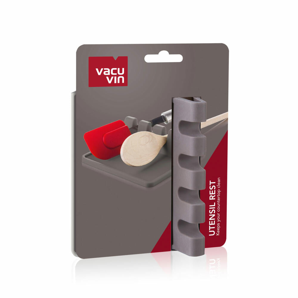 Vacu Vin kitchen utensil rack, wooden spoon rack, wooden spoon holder, spoon rack, grey, 46703606