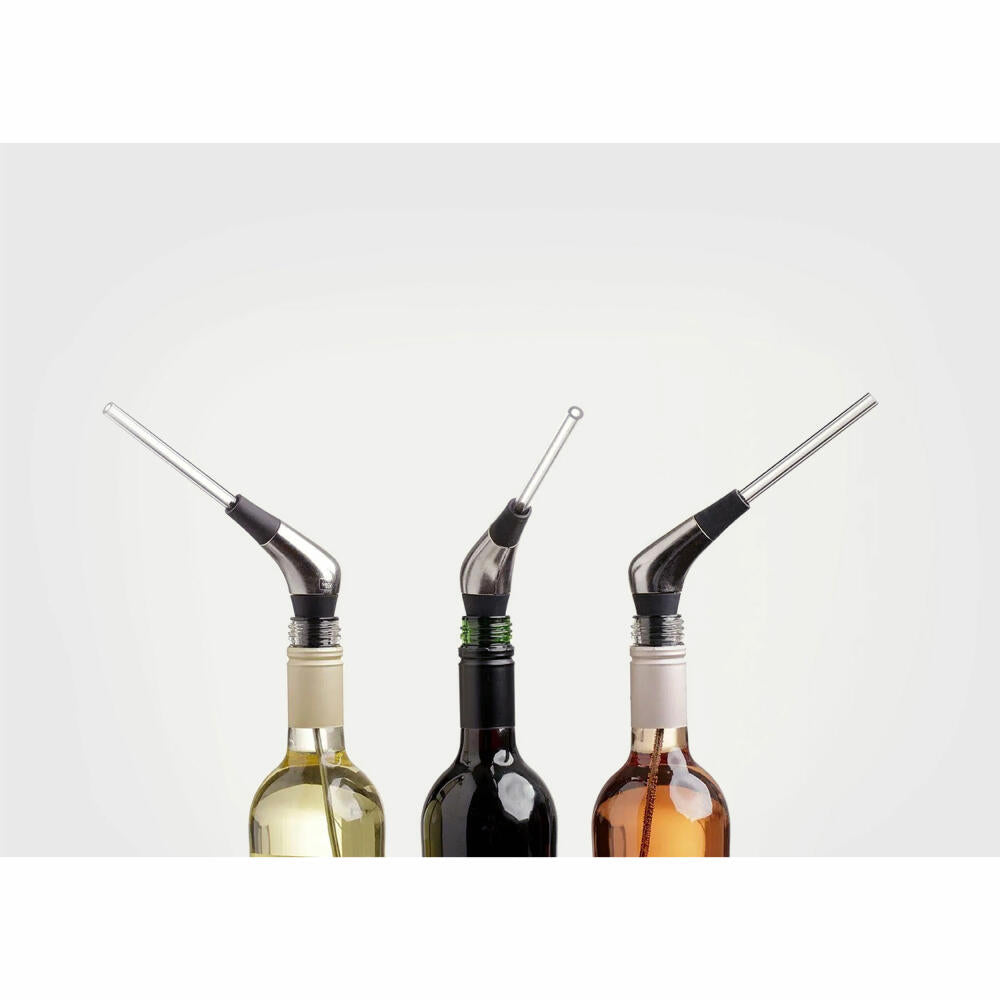 Vacu Vin Anti-Oxygen Wine Pourer Luxury Gift Edition, Bottle Pourer, Stainless Steel, Plastic, 18570616