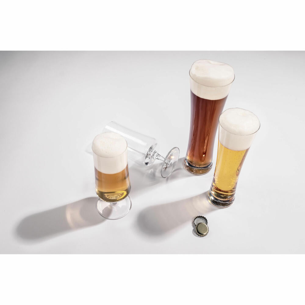 Schott Zwiesel Pils Glass Set of 4 Beer Basic, Beer Glasses, Glass, 300 ml, 130006