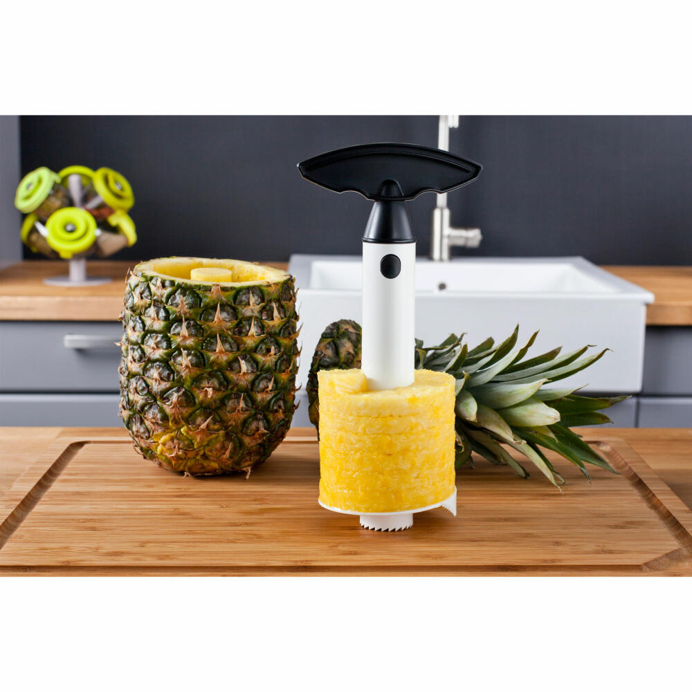 Vacu Vin pineapple cutter, pineapple divider, pineapple corer, pineapple cutter, corer, white, 48522606