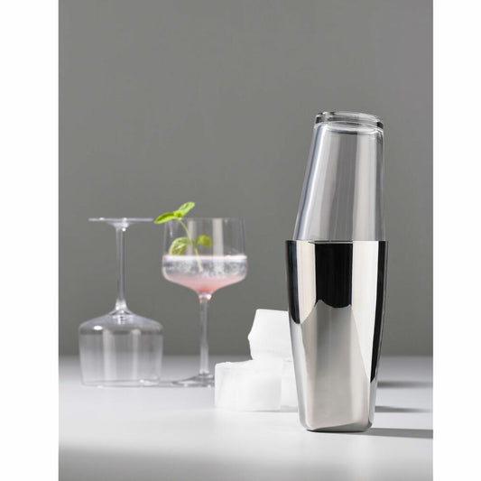 Zone Denmark Shaker Rocks, Cocktailshaker, Cocktailmixer, Stahl / Kunststoff, Polished Steel, 12205