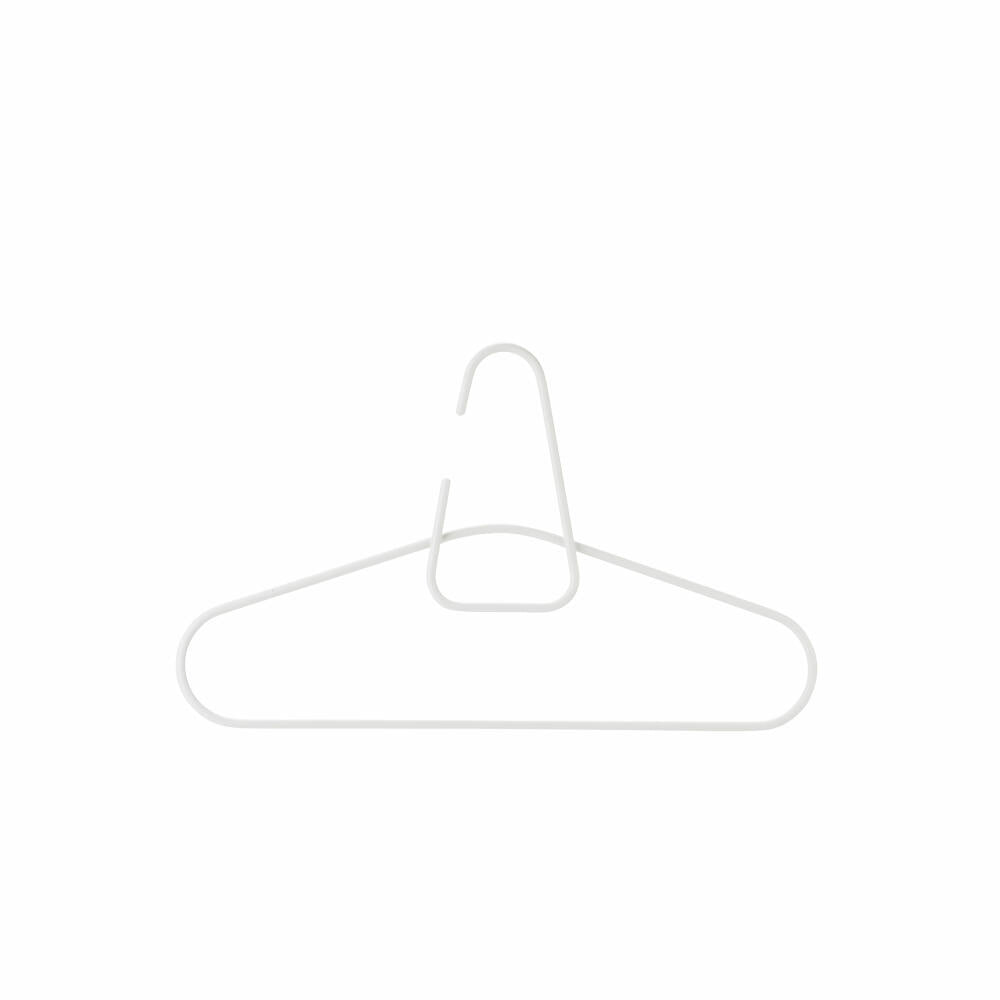 Zone Denmark A-hanger, set of 3, clothes hangers, wardrobe hangers, metal, white, 12446