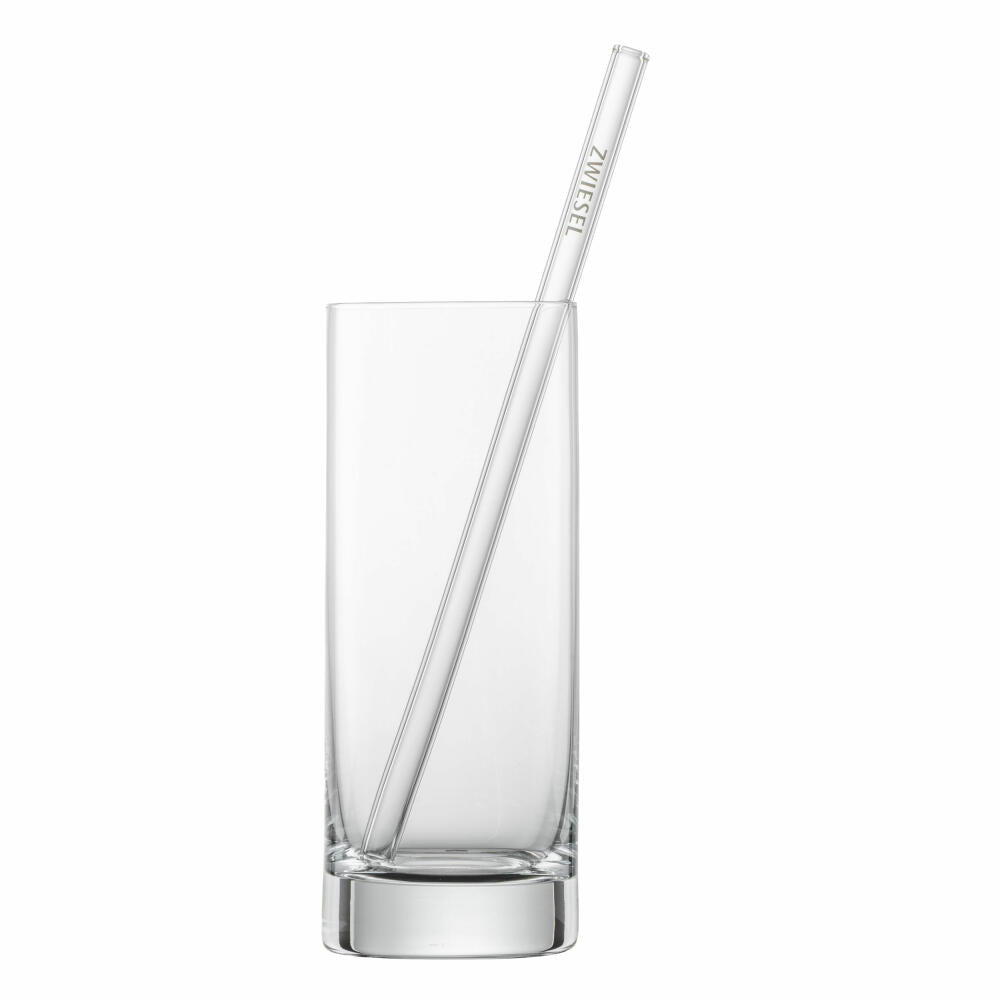 Schott Zwiesel Glass Drinking Straws Long Set of 4, Drinking Straws, Reusable, 21 cm, 121514