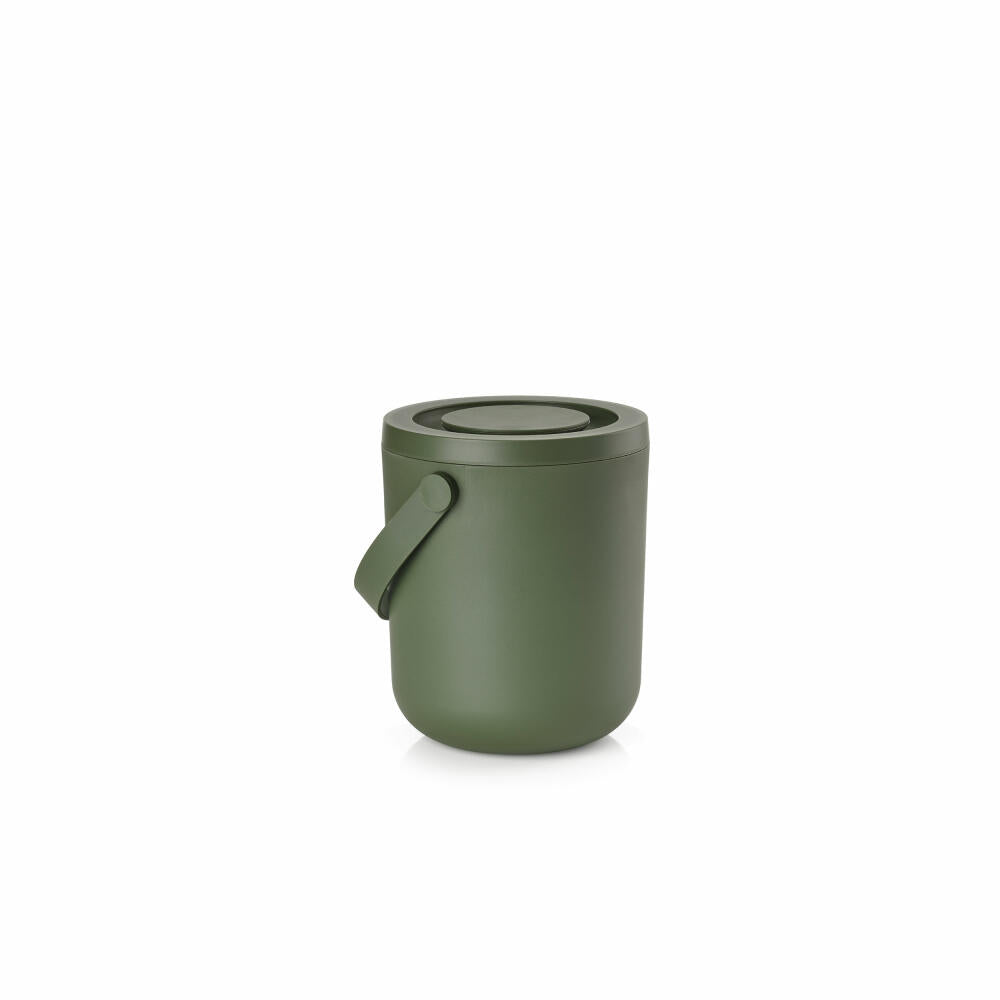 Zone Denmark Waste Bin Circular, Organic Waste Bin, Organic Waste, Organic Waste Bin, Kitchen Bin, ABS, Garden Green, 3 L, 23206