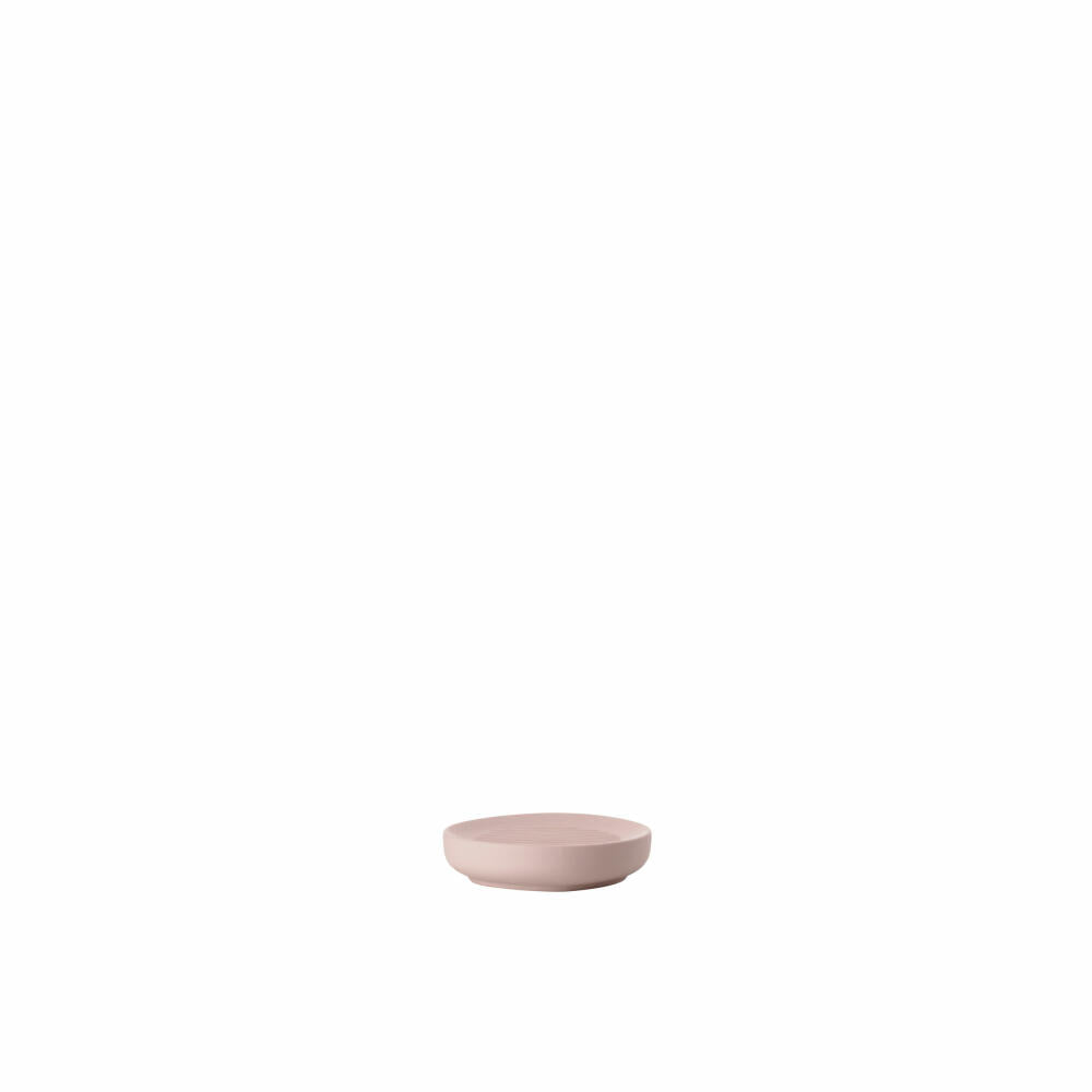 Zone Denmark soap dish Ume, soap dish, soap holder, stoneware, nude, Ø 12 cm, 331210