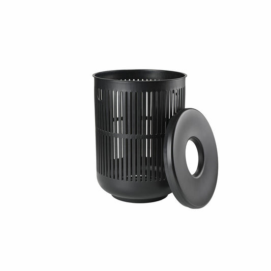 Zone Denmark Wäschekorb Ume, Wäschebox, Wäschetruhe, Wäschesammler, Kunststoff, Black, 60 L, 26523