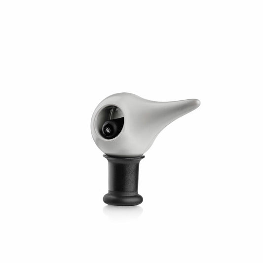 Zone Denmark wine stopper Rocks Bird, bottle stopper, wine stopper, bottle closure, silicone / ABS, warm grey, 11856