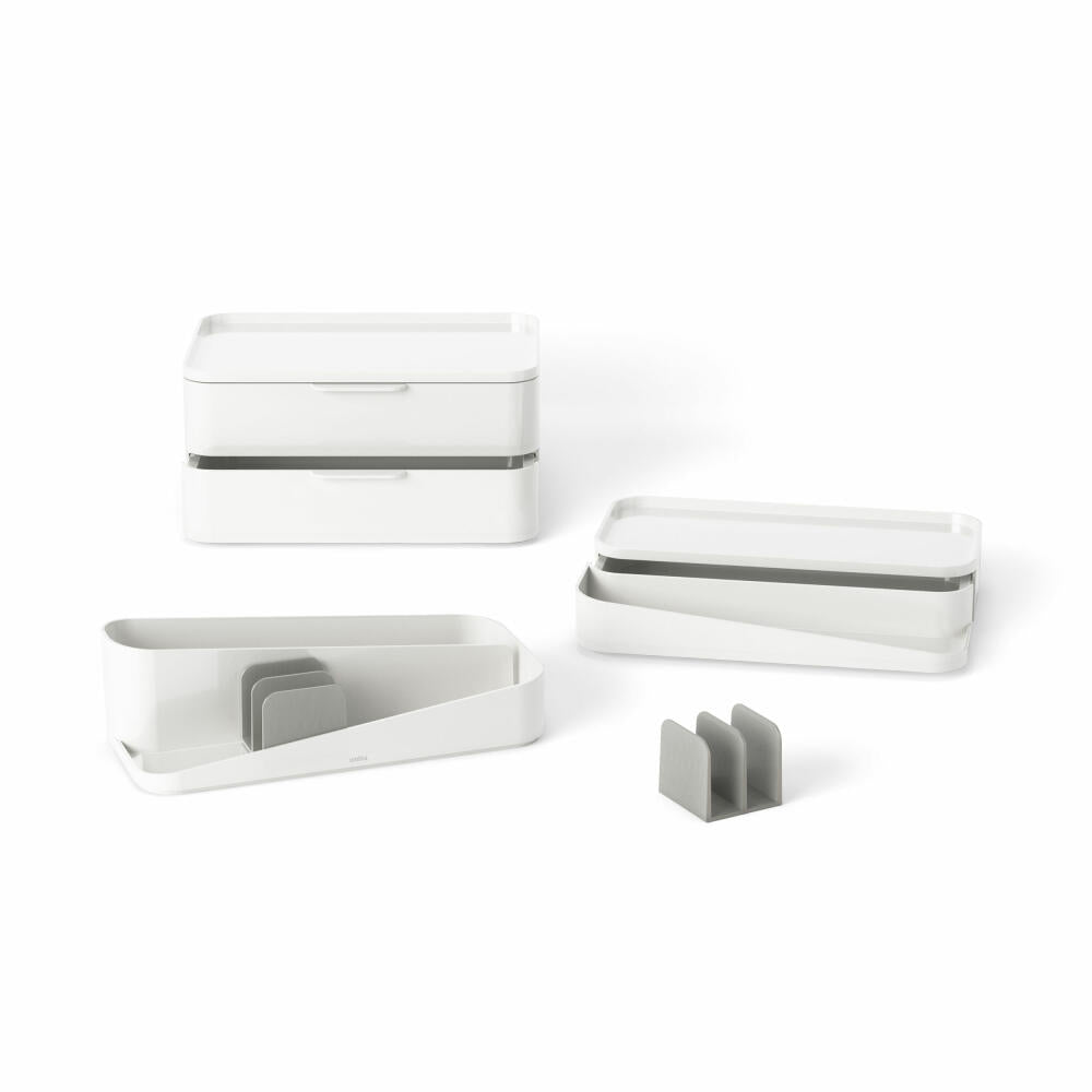 make up paletten aufbewahrung Umbra Kosmetik-Organizer Glam L, modulare Makeup-Aufbewahrung, Kunstst – Ambiente3000