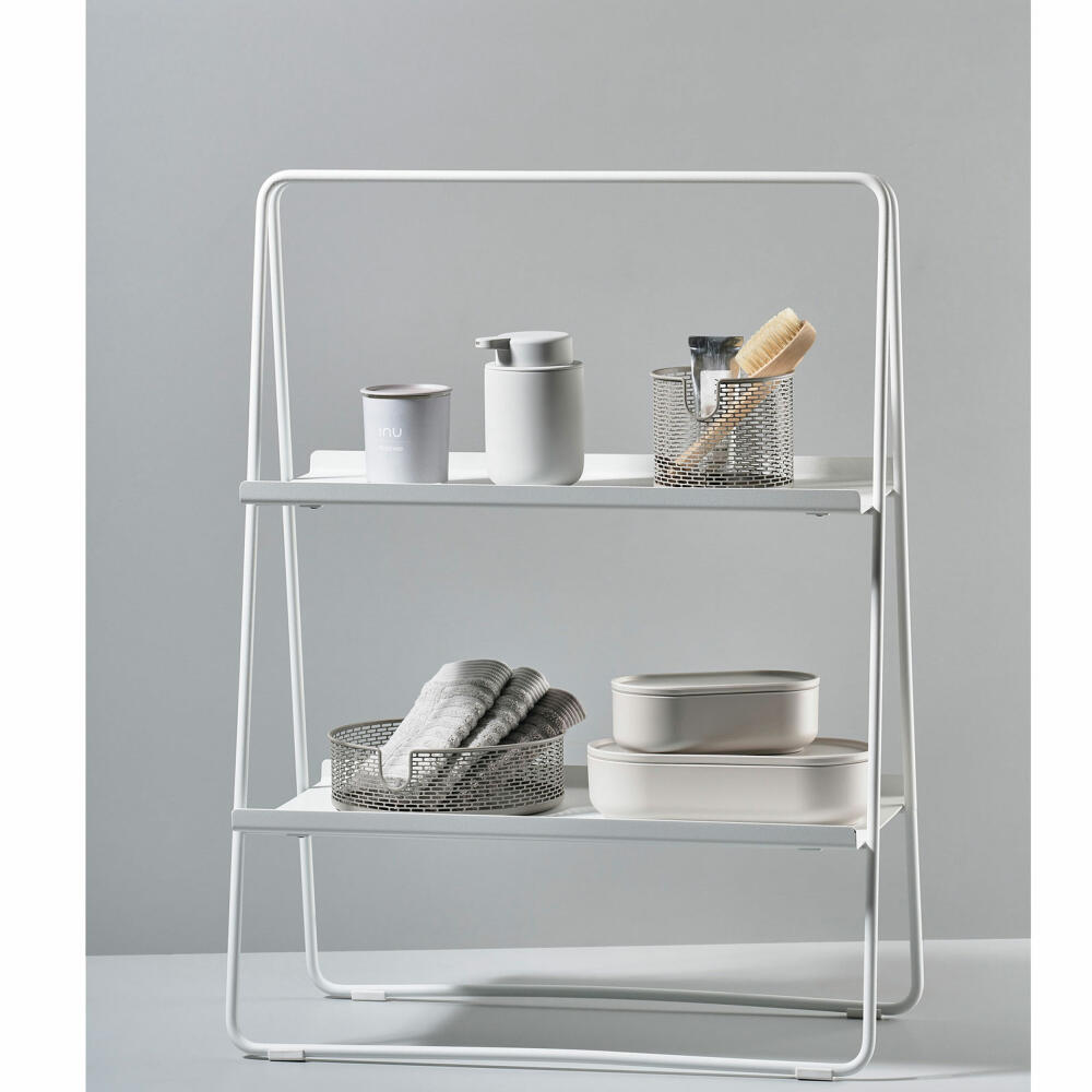 Zone Denmark Regal A-Table, side table, standing shelf, metal shelf, metal, white, H 75 cm, 10581