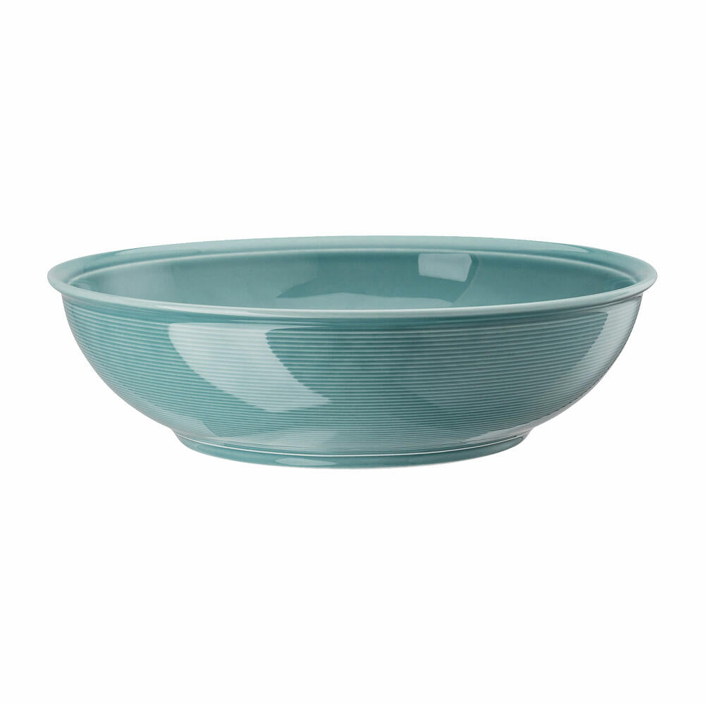 Thomas Trend Colour bowl flat, serving bowl, porcelain, Ice Blue, 32 cm, 11400-401921-13032