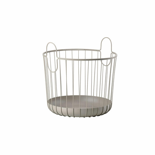 Zone Denmark basket Inu, metal basket, laundry basket, decorative basket, planter, metal, taupe, Ø 40.6 cm, 10552