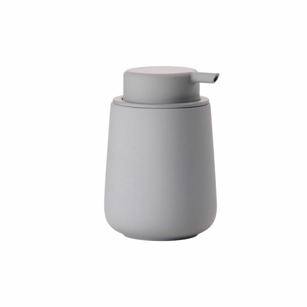 Zone Denmark soap dispenser Nova Onea, soap dispenser, dosing dispenser, stoneware, Gull Grey, 250 ml, 331217