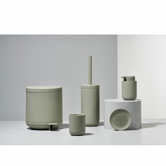 Zone Denmark Pedaleimer Ume, Treteimer, Mülleimer, Kosmetikeimer, Badeimer, ABS, Eucalyptus Green, 4 L, 331858