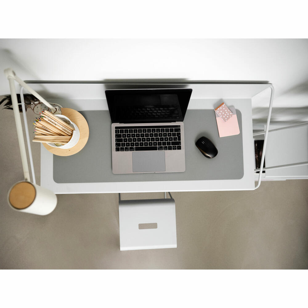 Zone Denmark Desk Pad, Desk Mat, Desk Pad, Linoleum, Pebble grey, 80 x 30 cm, 24532