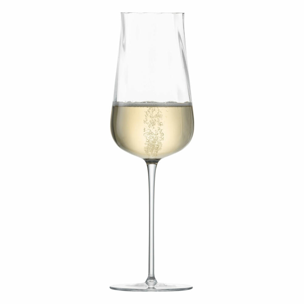 Zwiesel Glas Handmade Champagne Glass Marlène Set of 2, Champagne Glass, 365 ml, 122228