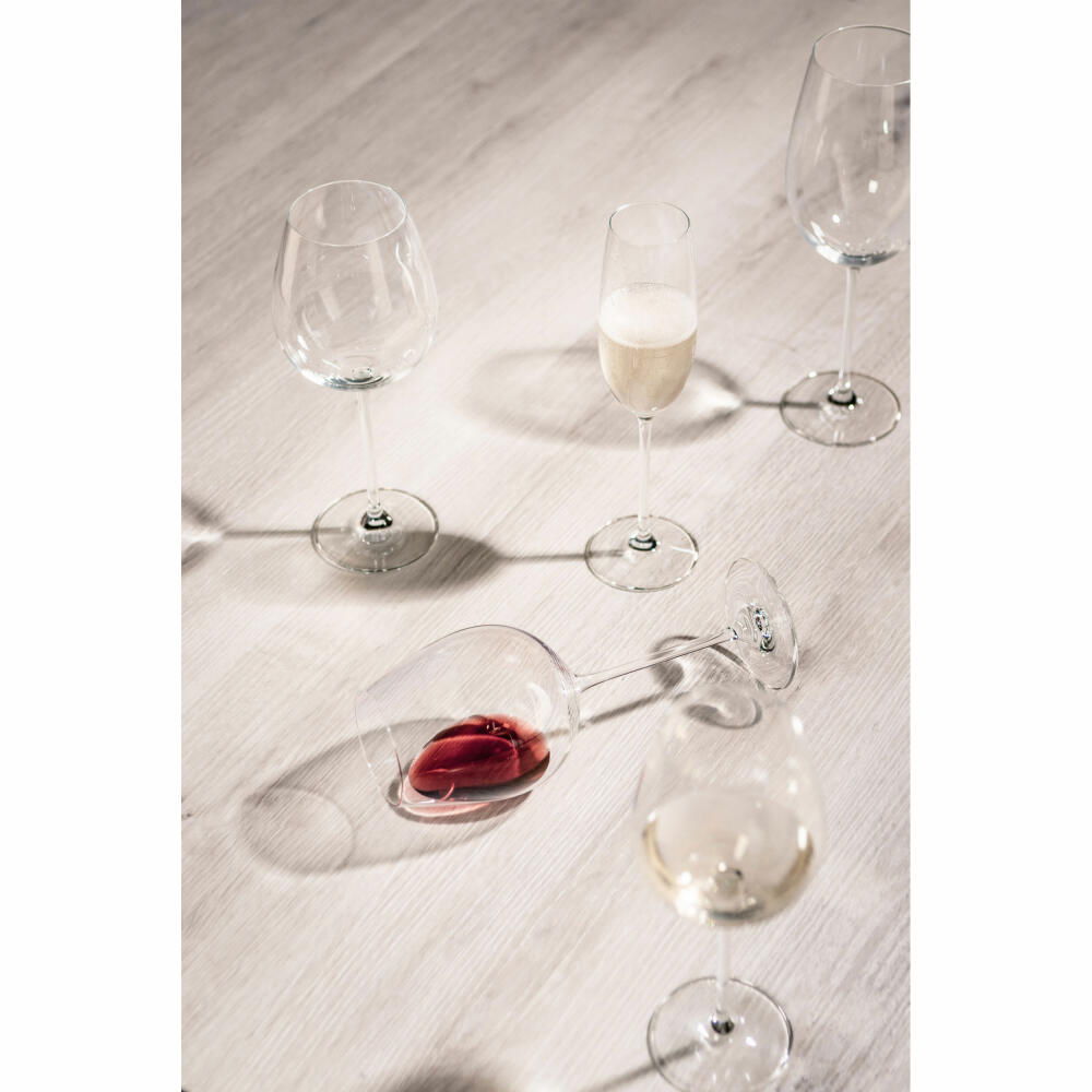 Schott Zwiesel sparkling wine glass set of 4 Vinos, with effervescence point, champagne glass, glass, 238 ml, 130010