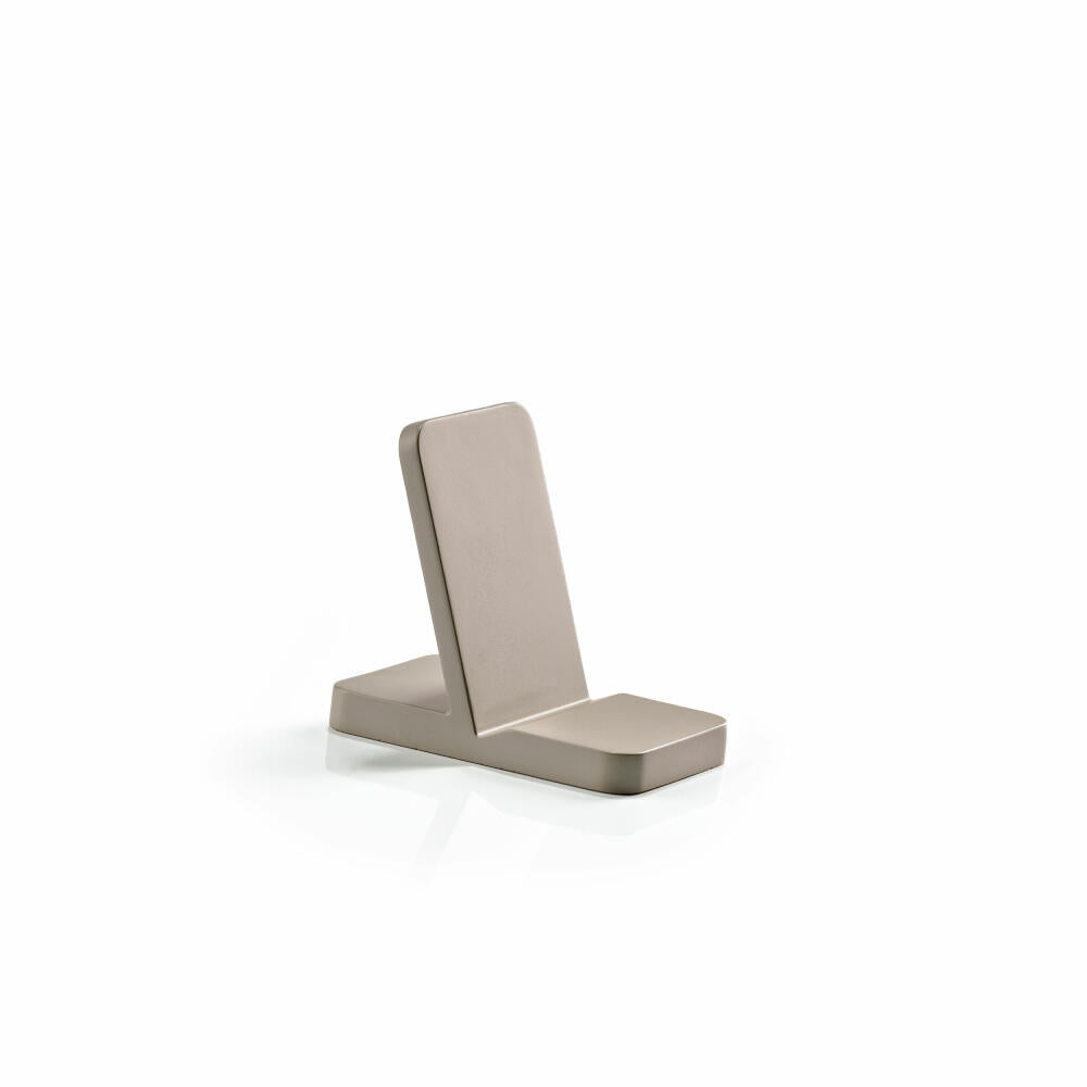 Zone Denmark mobile phone holder, smartphone, cell phone, holder, bracket, table, cement, Pebble Grey, 25665