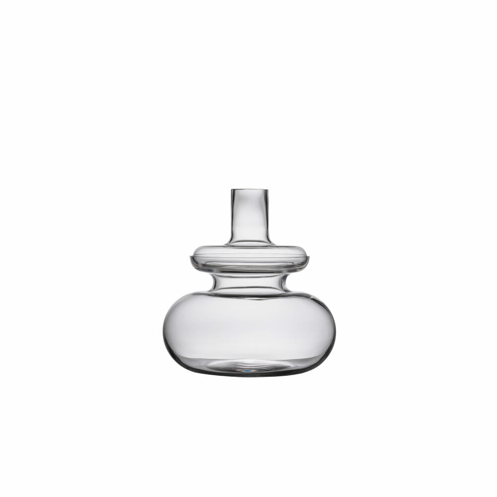 Zone Denmark Vase Inu, table vase, decorative vase, mouth-blown glass, Pure Clear, H 33 cm, 25942