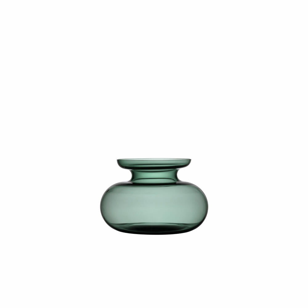 Zone Denmark Vase Inu, table vase, decorative vase, mouth-blown glass, moss green, H 33 cm, 25941