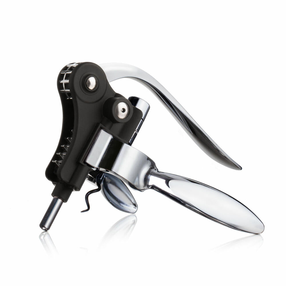 Vacu Vin lever corkscrew horizontal, lever corkscrew, wine opener, bottle opener, black, 66514606