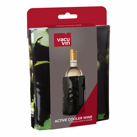 Vacu Vin Aktiv Weinkühler Grüne Traube 0.75 - 1 L, Flaschenkühler, Kühlmantel, Kühlmanschette, Kunststoff, Kühlgel, Grün, 38814606