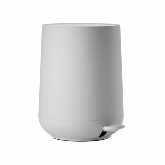 Zone Denmark Pedal Bin Nova, Pedal Bin, Trash can, Cosmetic bin, Bathroom bin, ABS, Soft Grey, 5 L, 331230