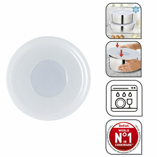 Tefal Ingenio plastic lid set, 3-piece, lid, fresh-keeping lid, for pots and pans, plastic, L98490