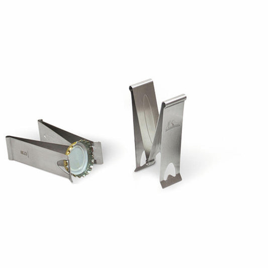 Take2 Chapeau! Flaschenöffner, Flaschen Öffner, Bierflaschenöffner, Kapselheber, für Kronkorken, Edelstahl, Flach Verpackt, 20106