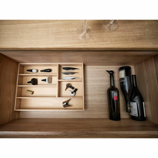 Zone Denmark Weinverschluss Rocks Nest, Flaschenverschluss, Weinstopfen, Verschluss Flasche, Silikon, Warm Grey, 5 x 7 cm, 11834