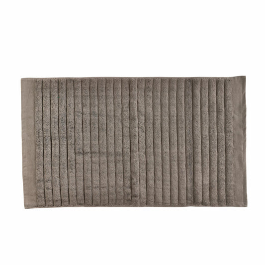 Zone Denmark Bath Mat Inu, Bath Rug, Bath Mat, Shower Mat, Cotton, Taupe, 80 x 50 cm, 28252