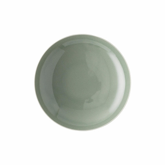 Thomas Suppenteller Loft Colour - Moss Green, tiefer Teller, Pastateller, Porzellan, Grün, 24 cm, 11900-401925-10324