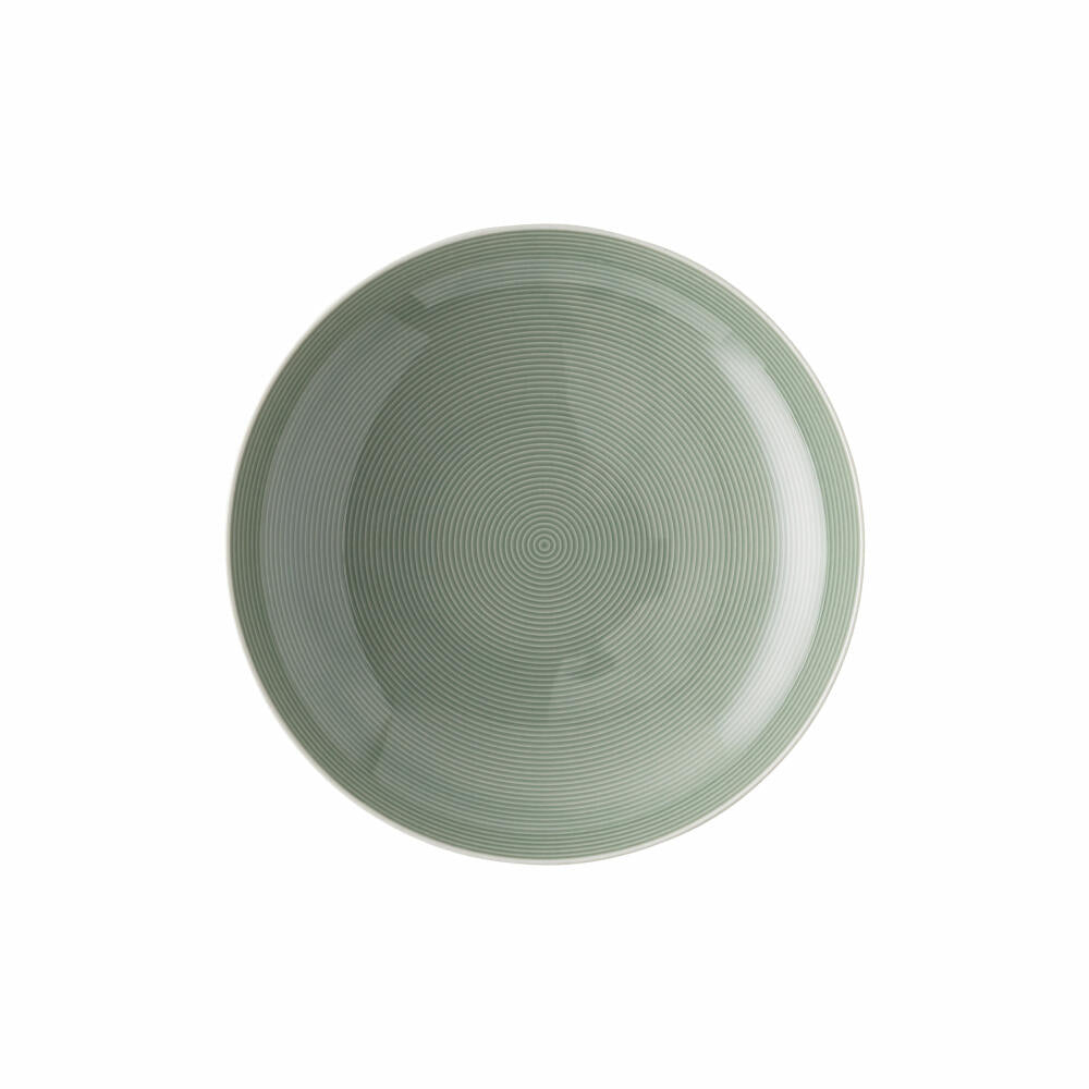 Thomas Suppenteller Loft Colour - Moss Green, tiefer Teller, Pastateller, Porzellan, Grün, 24 cm, 11900-401925-10324