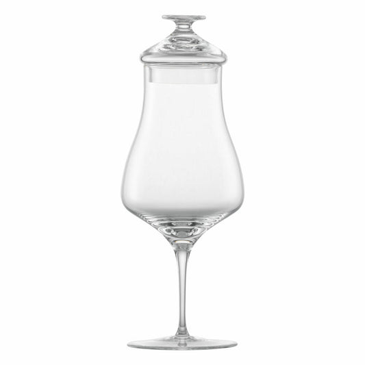 Zwiesel Glas Handmade Whisky Nosing Glass Alloro with Lid Set of 2, Whisky Glass, 294 ml, 122090