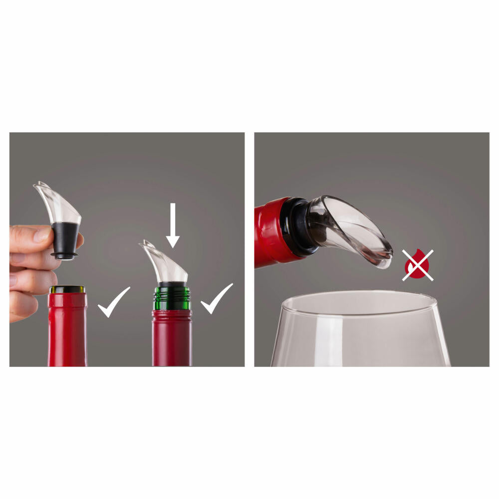 Vacu Vin Gift Set Elegant, 5-piece, wine cooler, bottle opener, vacuum pump, stopper, pourer, 3890660