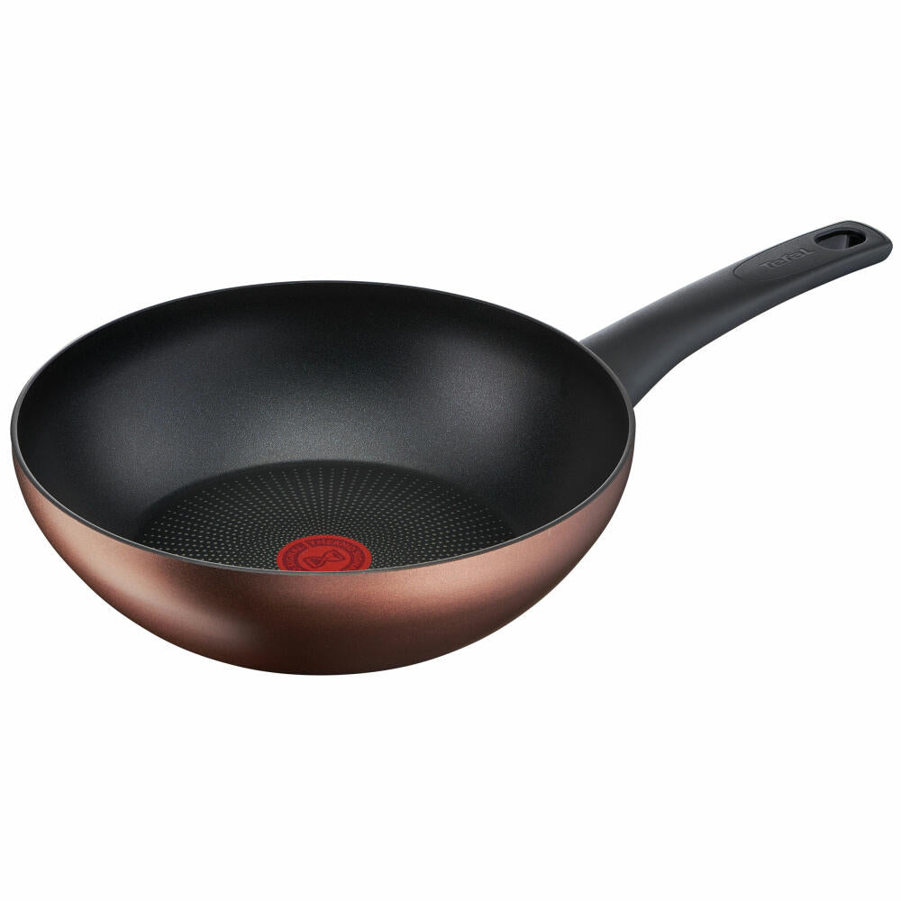 Tefal Resource Wokpfanne, Wok Pfanne, Induktionsgeeignet, Aluminium, Ø 28 cm, G25319