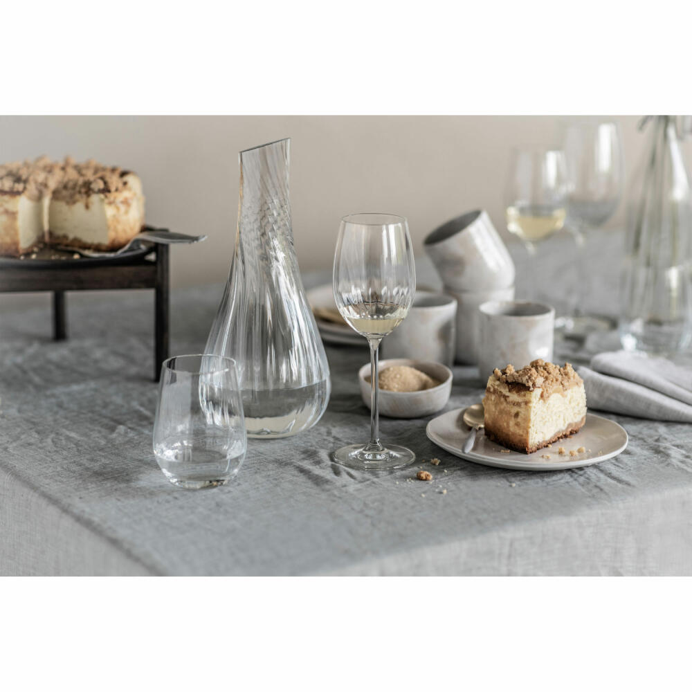 Zwiesel Glas Handmade Carafe and Mug Set Manoa 3-piece, Crystal Glass, Clear, 0.75 L + 2 x 393 ml, 122746