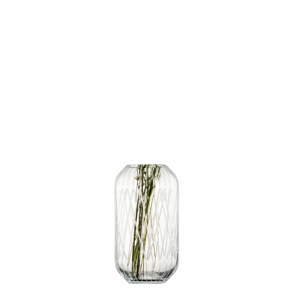 Zwiesel Glas Handmade Vase Network L, flower vase, decorative vase, glass, clear, 29 cm, 122633