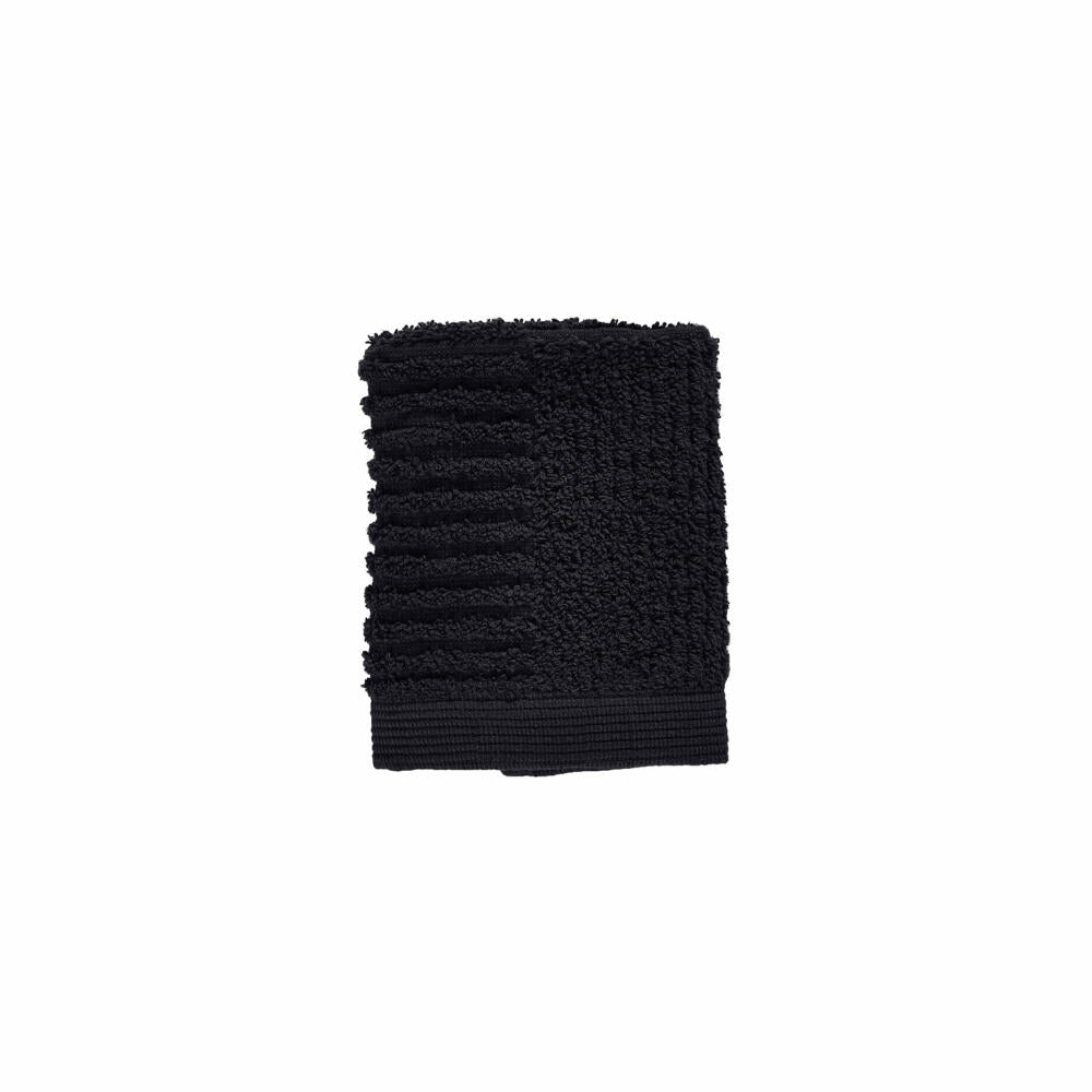 Zone Denmark Washcloth Classic, Wash Mitt, Cotton, Black, 30 x 30 cm, 330492