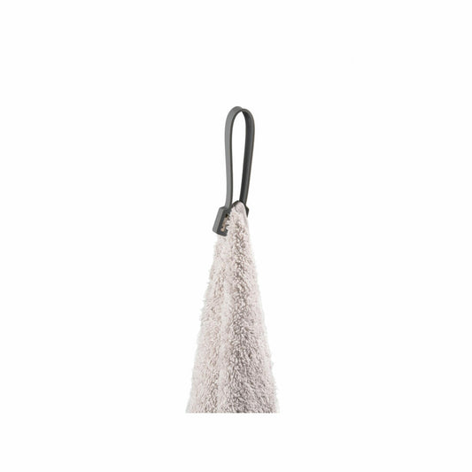 Zone Denmark Handtuchhalter Loop Magnet, 2er Set, Handtuchaufhänger, Handtuchclip, Silikon, Grey, 27923