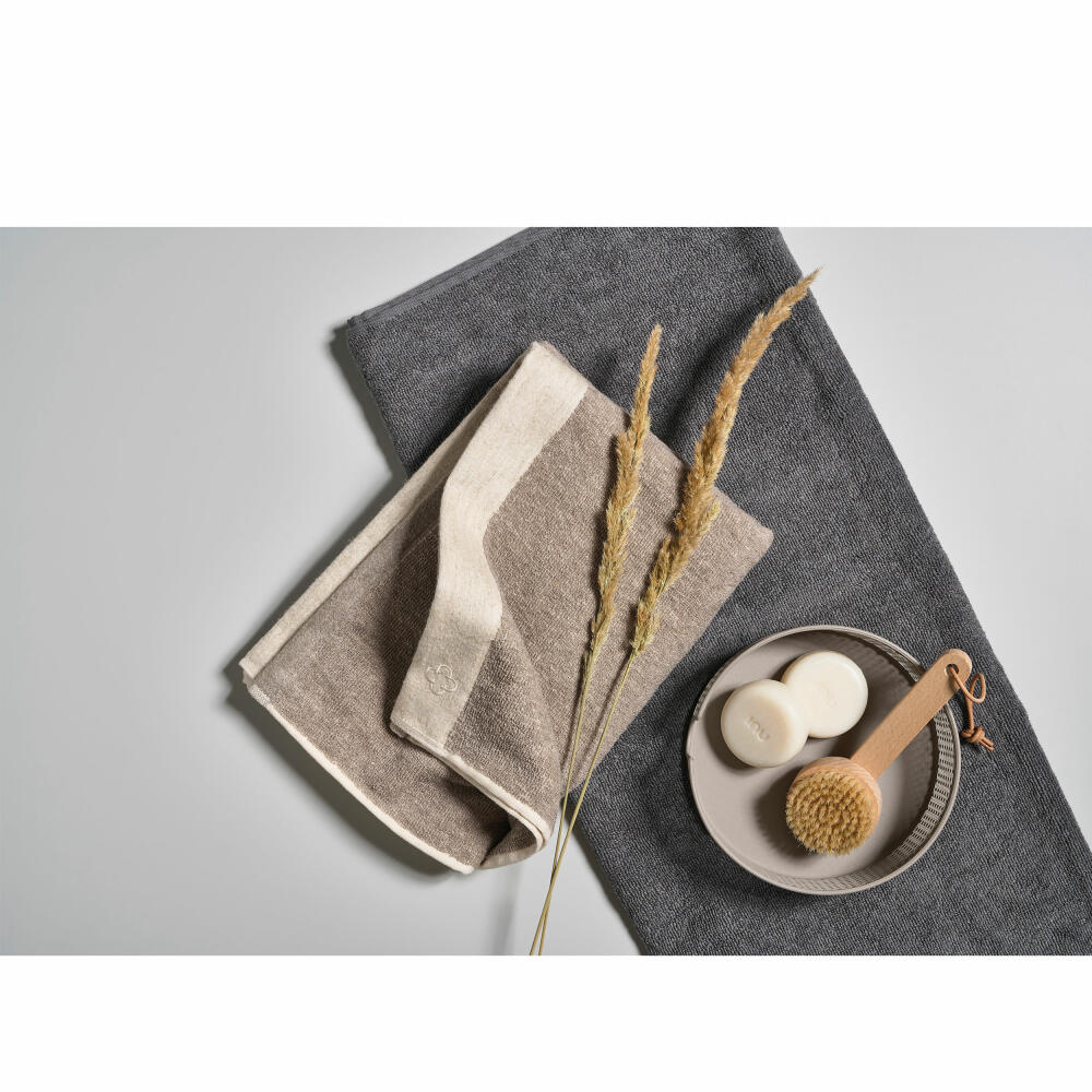 Zone Denmark Spa Towel Inu, Bath Towel, Sauna Towel, Cotton, Grey, 100 x 50 cm, 13038