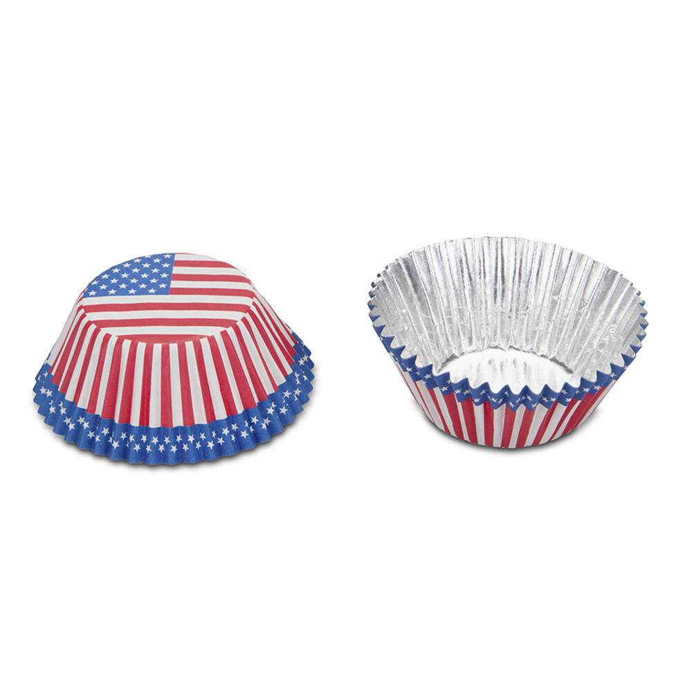 Städter Papier-Backförmchen USA, 50 Stück, Papierförmchen, Backförmchen, Muffinförmchen, Papier, 336445