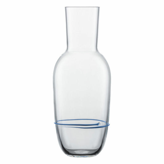 Zwiesel Glas Handmade Carafe Aura Blue, Water Carafe, Water Bottle, 1.5 L, 121684