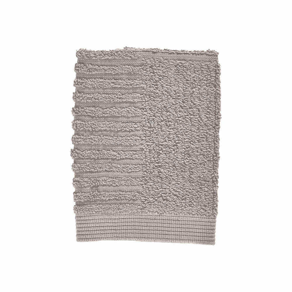 Zone Denmark Washcloth Classic, Wash Mitt, Cotton, Gull Grey, 30 x 30 cm, 331948